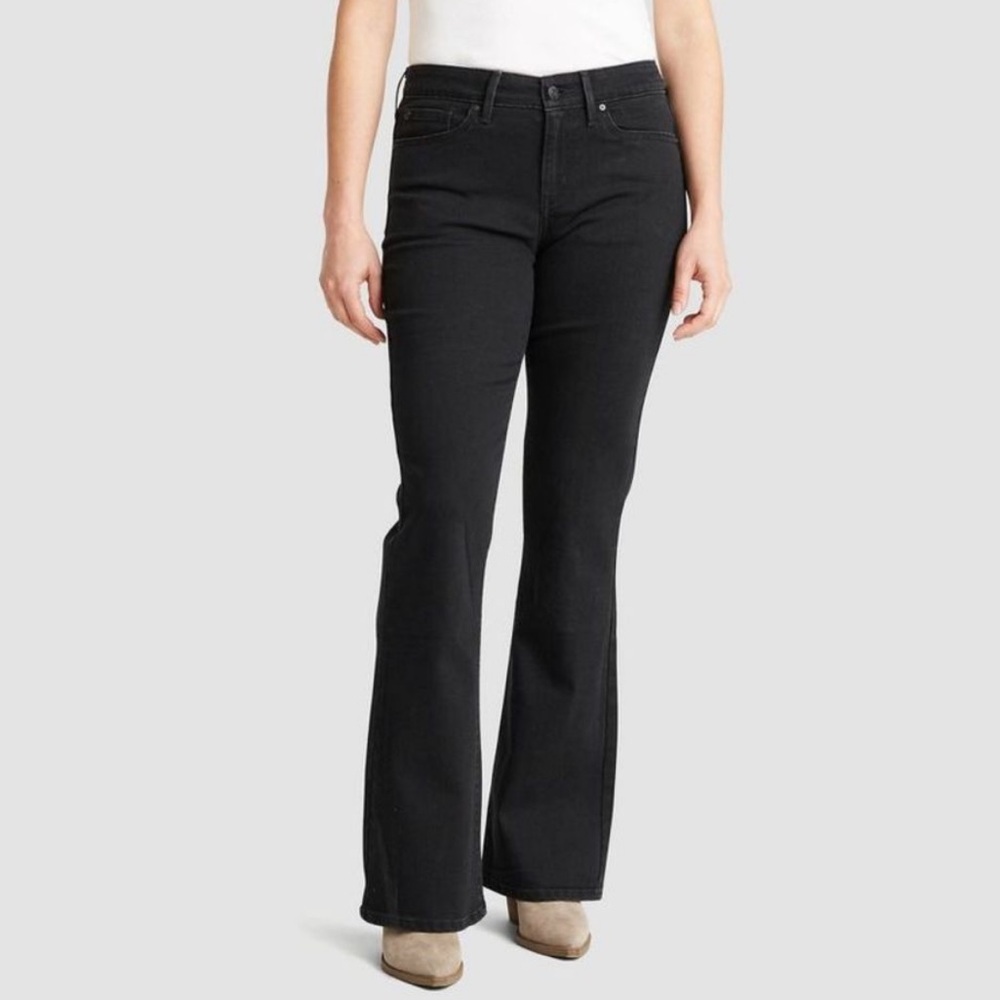 DENIZEN from Levi's Black Mid Rise Bootcut Jeans